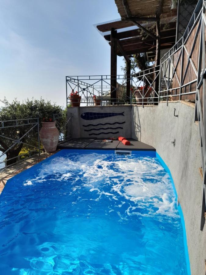 Villa Oliver - Breathtaking Small Pool 14 Sqm Hydromassage On The Rock - Amalfi Coast Exterior foto