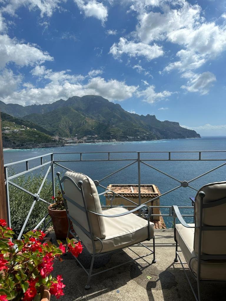 Villa Oliver - Breathtaking Small Pool 14 Sqm Hydromassage On The Rock - Amalfi Coast Exterior foto